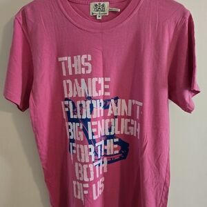 Vintage Juicy Couture Men's Pink Tee